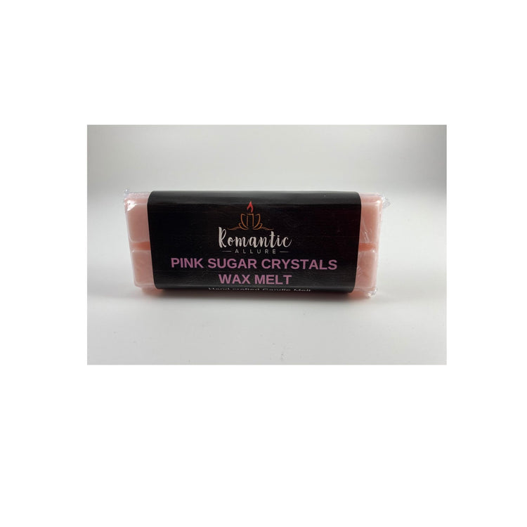 Pink Sugar Crystals Candle Bar - Romantic Allure Candle Company