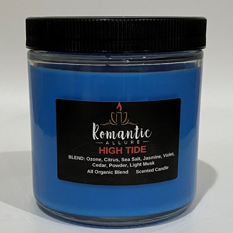 High Tide Glass Candle - Romantic Allure Candle Company
