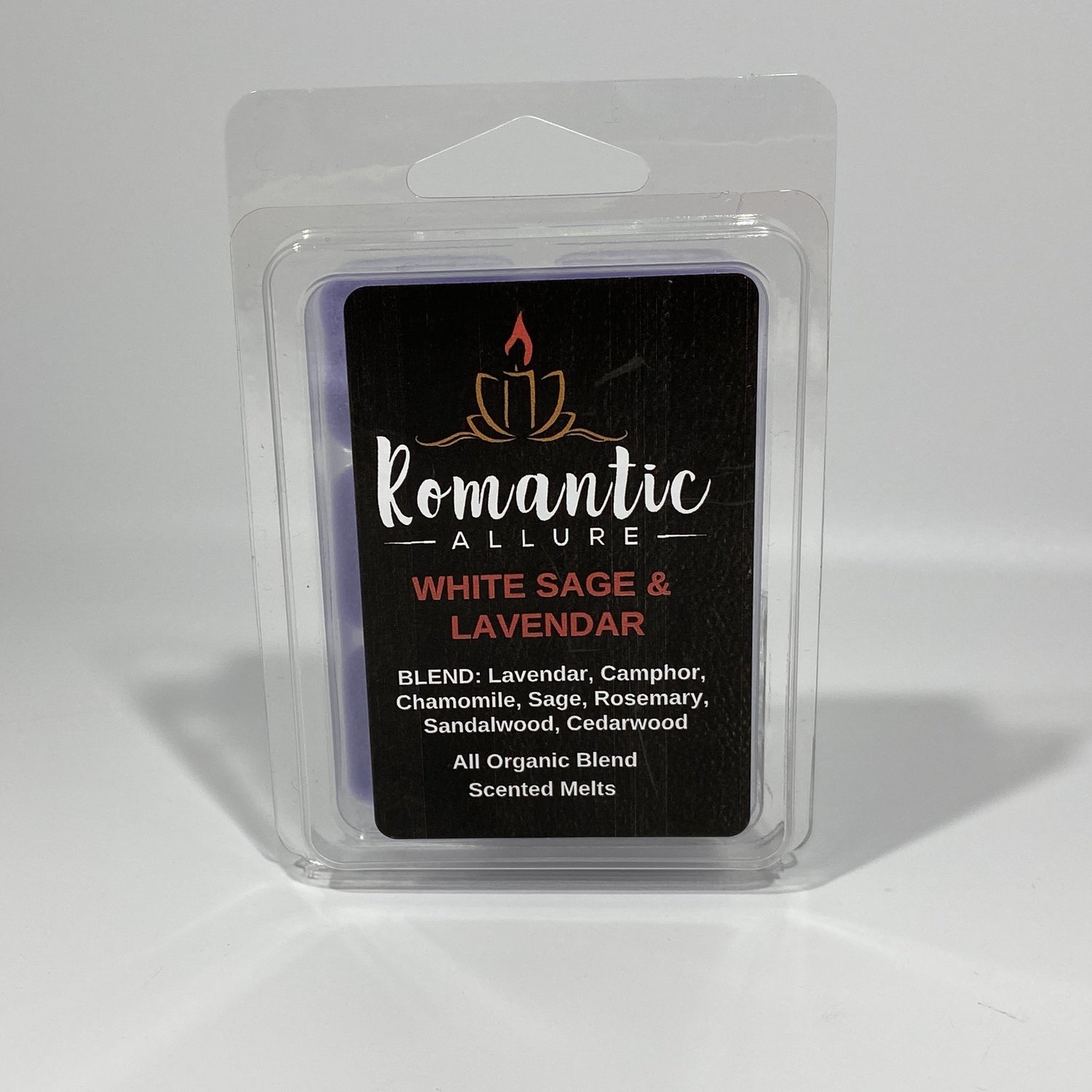 White Sage and Lavender Wax Melt - Romantic Allure Candle Company