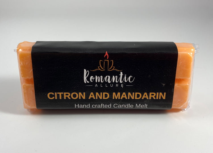 Citron & Mandarin Candle Bar - Romantic Allure Candle Company