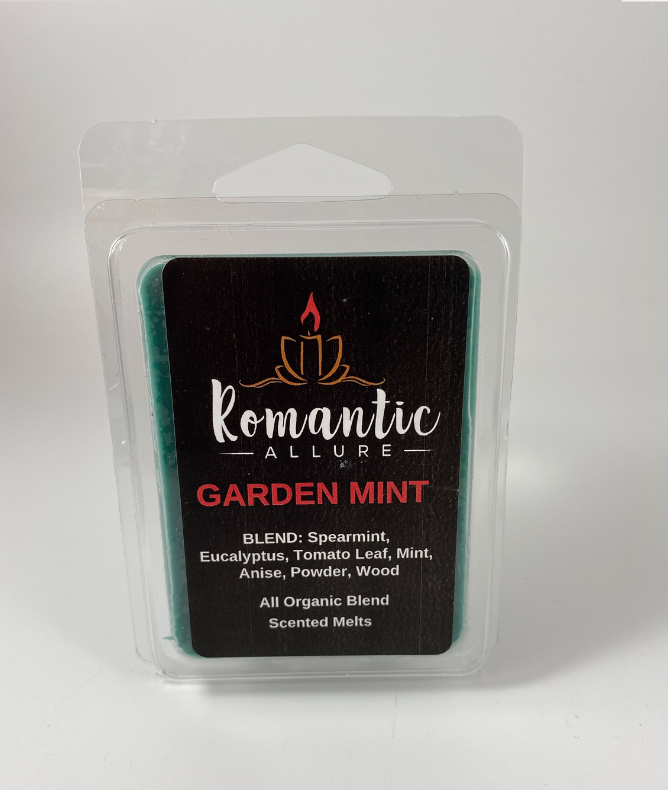 Garden Mint Wax Melt - Romantic Allure Candle Company